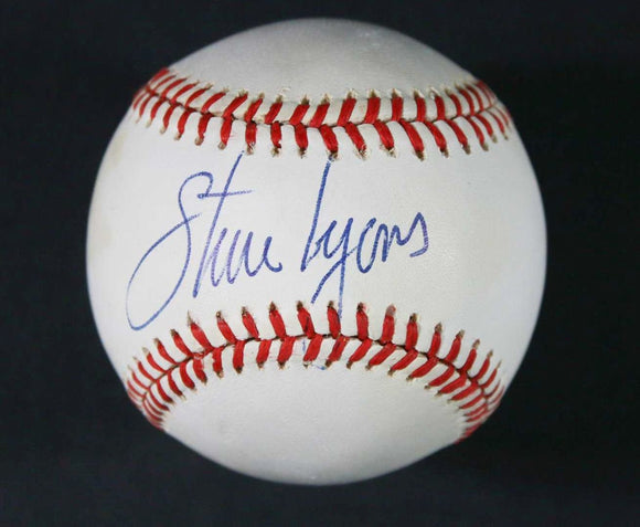 Steve Lyons Signed Autographed Official American League (OAL) Baseball - Lifetime COA