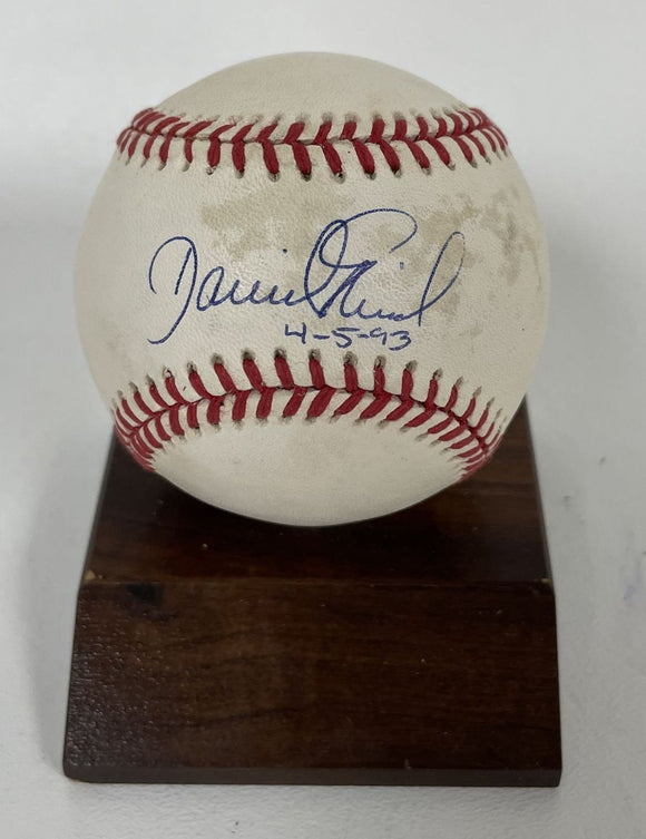 David Nied Signed Autographed Official National League (ONL) Baseball - Lifetime COA