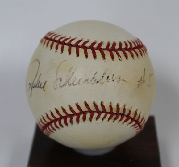 Richie Scheinblum (d. 2021) Signed Autographed Official American League (OAL) Baseball - Lifetime COA