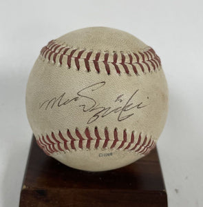 Mac Suzuki Signed Autographed Game Used Official AZ Fall League Baseball - Lifetime COA