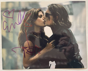 Johnny Depp & Eva Mendes Signed Autographed "Once Upon a Time in Mexico" Glossy 8x10 Photo - Lifetime COA