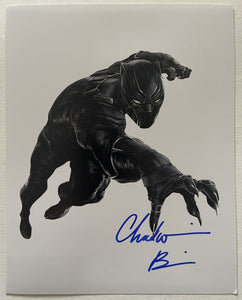 Chadwick Boseman Signed Autographed "Black Panther" Glossy 8x10 Photo - Lifetime COA