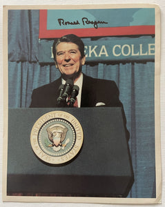 Ronald Reagan (d. 2004) Signed Autographed Glossy 8x10 Photo - Lifetime COA