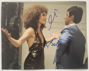 Al Pacino & Mary Elizabeth Mastrantonio Signed Autographed "Scarface" Glossy 8x10 Photo - Lifetime COA
