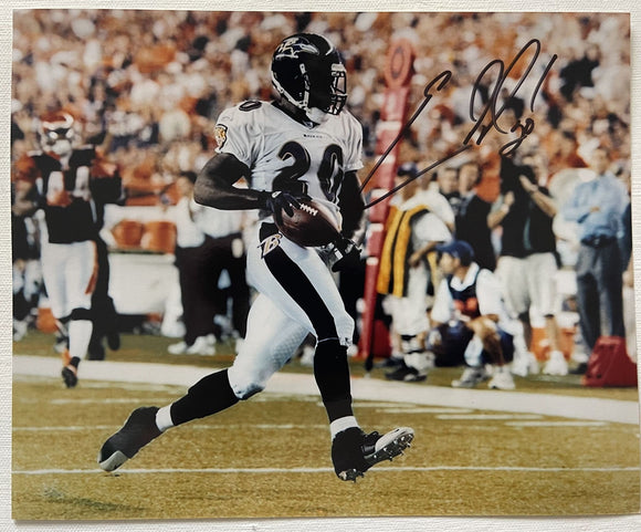 Ed Reed Signed Autographed Glossy 8x10 Photo - Baltimore Ravens