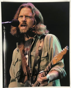Eddie Vedder Signed Autographed "Pearl Jam" Glossy 8x10 Photo - Lifetime COA