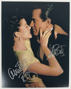 Warren Beatty & Annette Bening Signed Autographed "Bugsy" Glossy 8x10 Photo - Lifetime COA