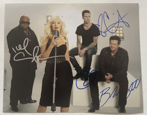 The Voice Original Cast Signed Autographed Glossy 8x10 Photo - Lifetime COA
