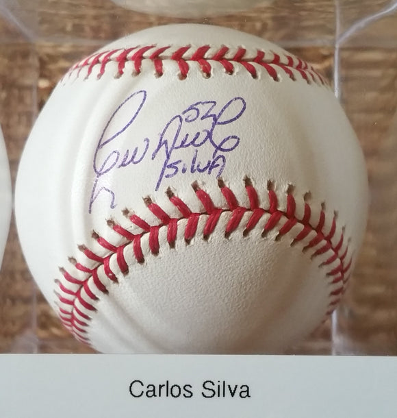 Carlos Silva Signed Autographed Official Major League (OML) Baseball - Lifetime COA