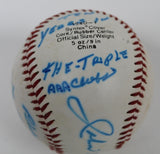 Johnny Welaj (d. 2003) Signed Autographed Lifetime Stats Baseball - Lifetime COA