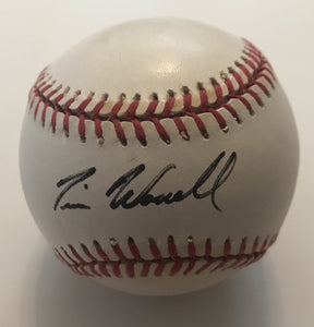 Tim Worrell Signed Autographed Official National League (ONL) Baseball - Lifetime COA