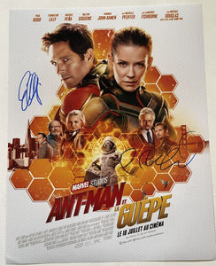Paul Rudd & Evangeline Lilly Signed Autographed "Ant-Man" Glossy 11x14 Photo - Lifetime COA