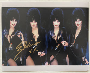 Elvira Signed Autographed "The Mistress of the Night" Glossy 8x10 Photo - Lifetime COA