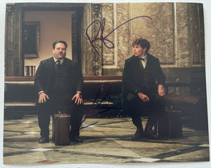 Eddie Redmayne & Dan Fogler Signed Autographed "Fantastic Beasts" Glossy 8x10 Photo - Lifetime COA