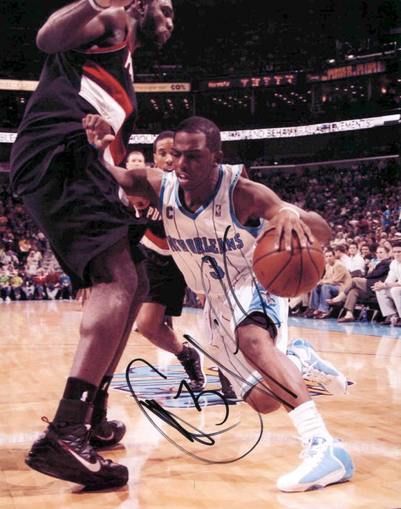 Chris Paul Signed Autographed Glossy 8x10 Photo New Orleans Hornets - Lifetime COA