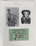 Betty Hutton (d. 2007) Signed Autographed Vintage Signature 8.5x11 Display - Lifetime COA