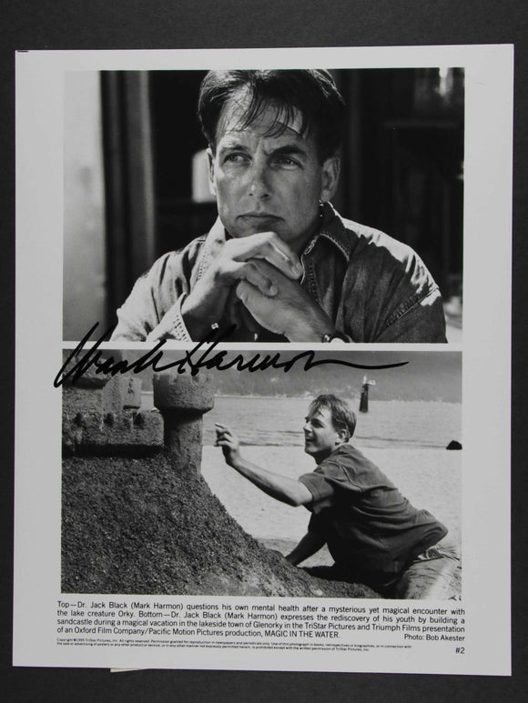 Mark Harmon Signed Autographed 