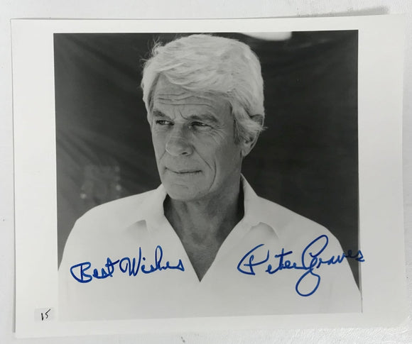 Peter Graves (d. 2010) Signed Autographed 