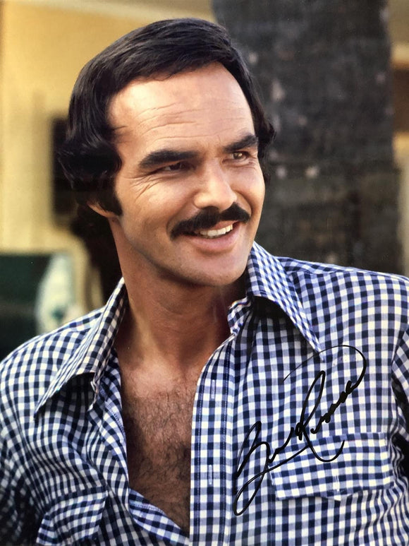 Burt Reynolds (d. 2018) Signed Autographed Glossy 11x14 Photo - Mueller Authenticated