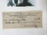 Helen Hayes (d. 1993) Signed Autographed Vintage Signature 8.5x11 Display Personal Check - Lifetime COA