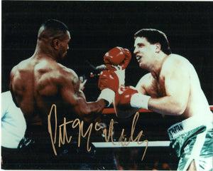 Peter McNeeley Signed Autographed Glossy 8x10 Photo vs. Mike Tyson - Lifetime COA