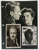 Spencer Tracy (d. 1967) Signed Autographed Vintage 3.5x5.5 Photo Signature 8.5x11 Display - Lifetime COA