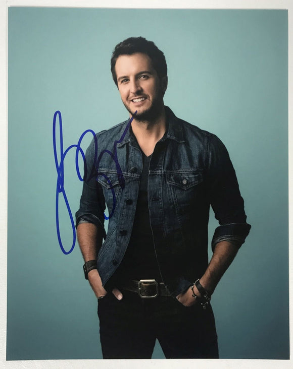 Luke Bryan Signed Autographed Glossy 8x10 Photo - Lifetime COA