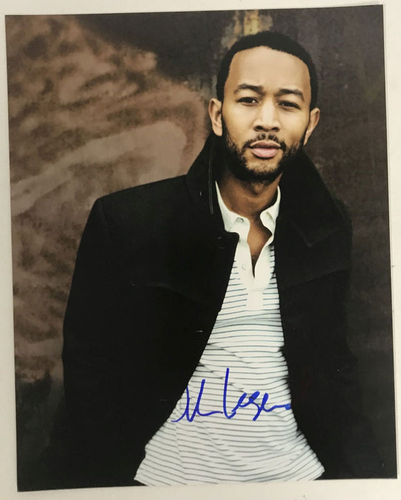 John Legend Signed Autographed Glossy 8x10 Photo - Mueller Authenticated