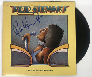 Rod Stewart Signed Autographed "A Shot of Rhythm and Blues" Record Album - Lifetime COA