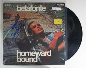 Harry Belafonte Signed Autographed "Homeward Bound" Record Album - Lifetime COA