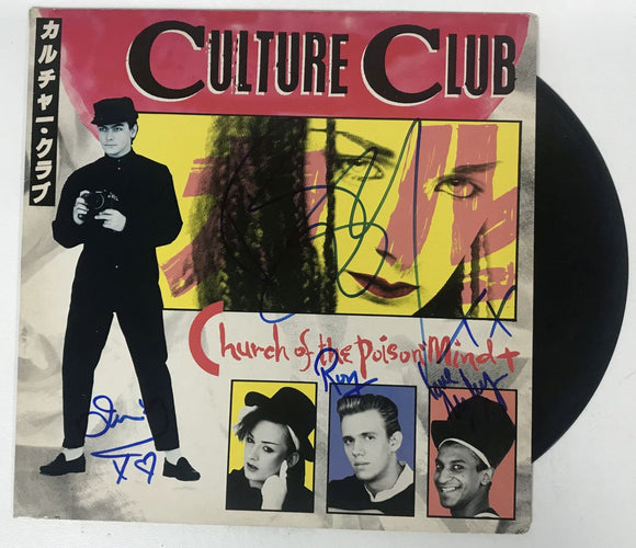 Culture Club Band Signed Autographed 