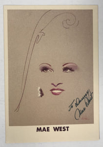 Mae West (d. 1980) Signed Autographed Vintage 5x7 Color Photo - Mueller Authenticated
