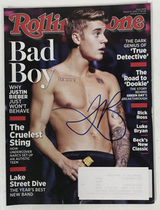 Justin Bieber Signed Autographed Complete "Rolling Stone" Magazine - Lifetime COA