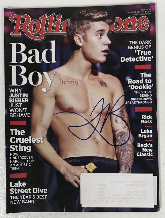 Justin Bieber Signed Autographed Complete 