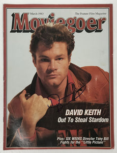 David Keith Signed Autographed Complete "Moviegoer" Magazine - Lifetime COA