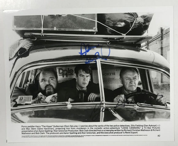 Dan Aykroyd & Gene Hackman Signed Autographed 