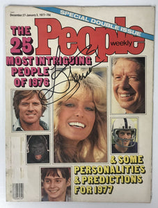 Farrah Fawcett (d. 2009) Signed Autographed Vintage Complete "People" Magazine - Lifetime COA