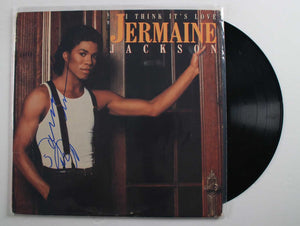 Jermaine Jackson Signed Autographed "I Think It's Love" Record Album - Lifetime COA