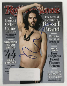 Russell Brand Signed Autographed Complete "Rolling Stone" Magazine - Lifetime COA