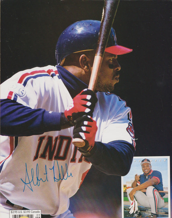 Albert Belle Signed Autographed Complete 