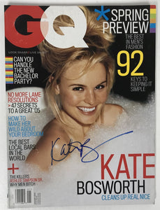 Kate Bosworth Signed Autographed Complete "GQ" Magazine - Lifetime COA