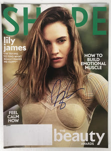 Lily James Signed Autographed Complete "Shape" Magazine - Lifetime COA