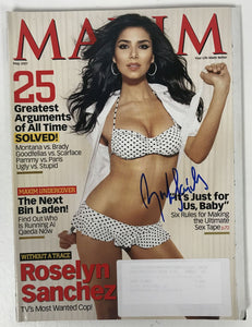 Roselyn Sanchez Signed Autographed Complete "Maxim" Magazine - Lifetime COA