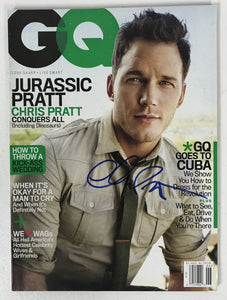 Chris Pratt Signed Autographed Complete "GQ" Magazine - Lifetime COA