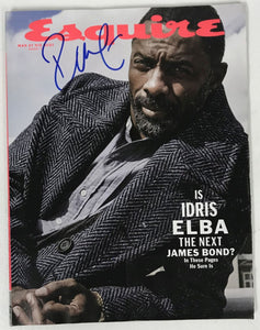 Idris Elba Signed Autographed Complete "Esquire" Magazine - Lifetime COA