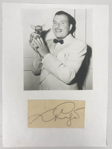 Xavier Cugat (d. 1990) Signed Autographed Vintage Signed 8.5x11 Display - Lifetime COA