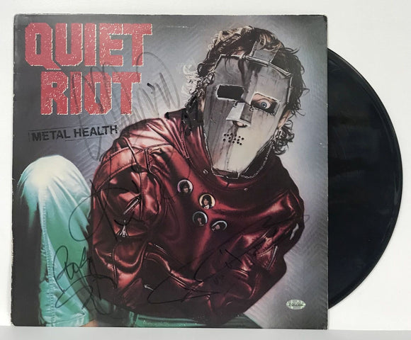 Quiet Riot Band Signed Autographed 