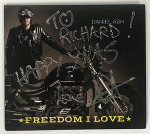 Daniel Ash Signed Autographed "Freedom I Love" Music Compact Disc CD - Lifetime COA