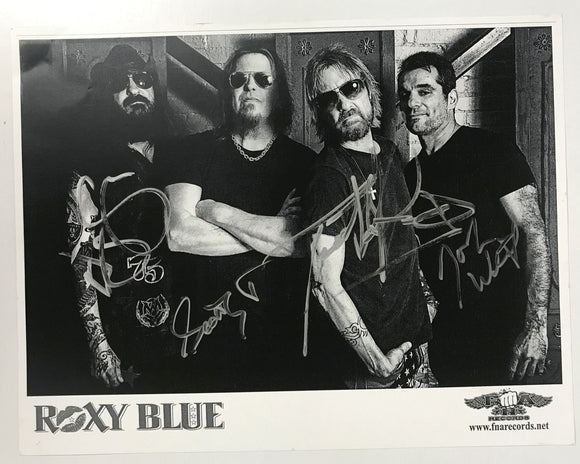 Roxy Blue Band Signed Autographed 8x10 Photo - Lifetime COA