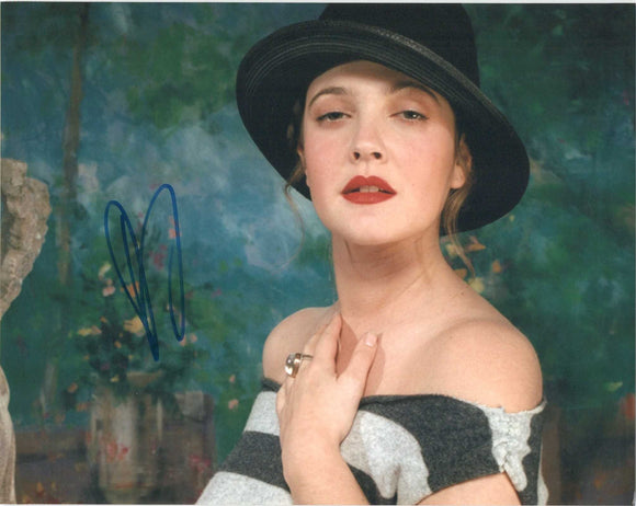 Drew Barrymore Signed Autographed Glossy 8x10 Photo - Lifetime COA